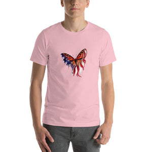 American flag butterfly pattern